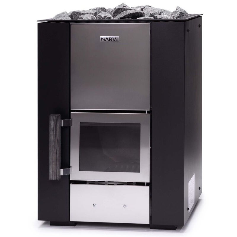 Puukiuas Narvi Kuru 8-20m3 lasiluukulla