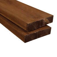 Kestopuu mitallistettu 48x123 ruskea A PEFC