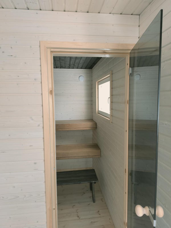 Valmis pihasauna 10,0m2  2,2x4,6m